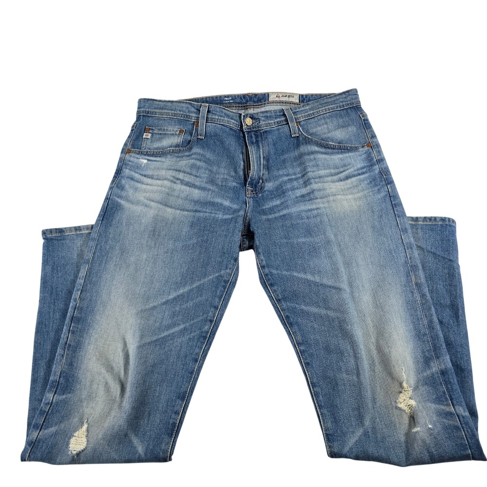 AG Adriano Goldschmied Tellis Modern Slim Distressed Jeans 36x33 1783JRN18YHHK